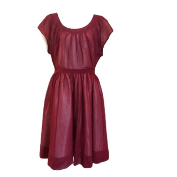 Geode Dresses & Skirts - Mod Cloth Geode Red Wine Tulle Party Dress Size 2x